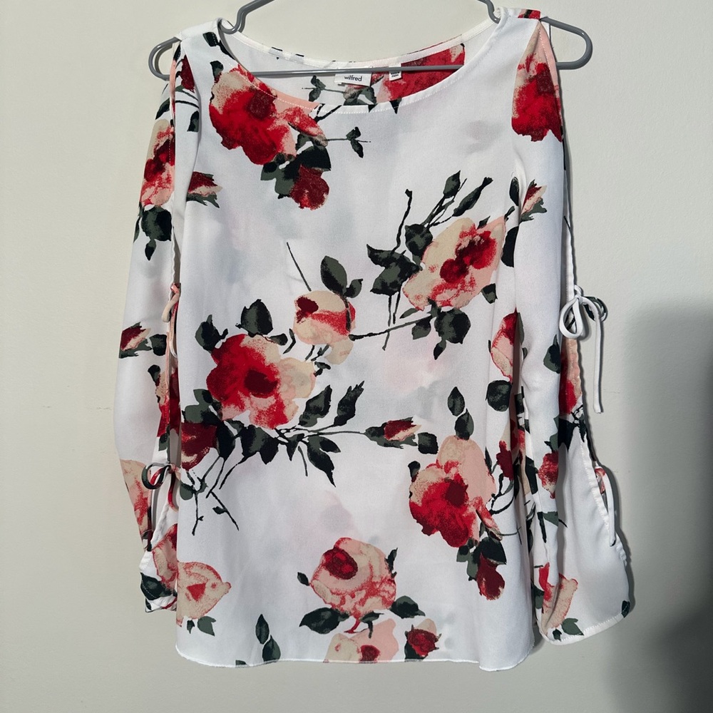 Wilfred Red Floral Blouse